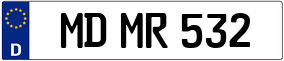 Truck License Plate
